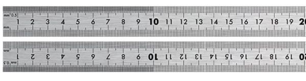 Линейка измер.  150 мм (дв.шкала)