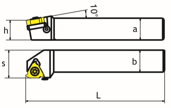Державка SER 2525 M22