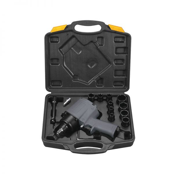 Пневмогайковерт ударный IW720 1/2"+набор головок